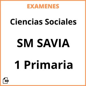 Examenes Pdf Ciencias Sociales Primaria Sm Savia Resueltos