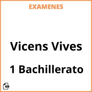 Examenes Resueltos 1 Bachillerato PDF
