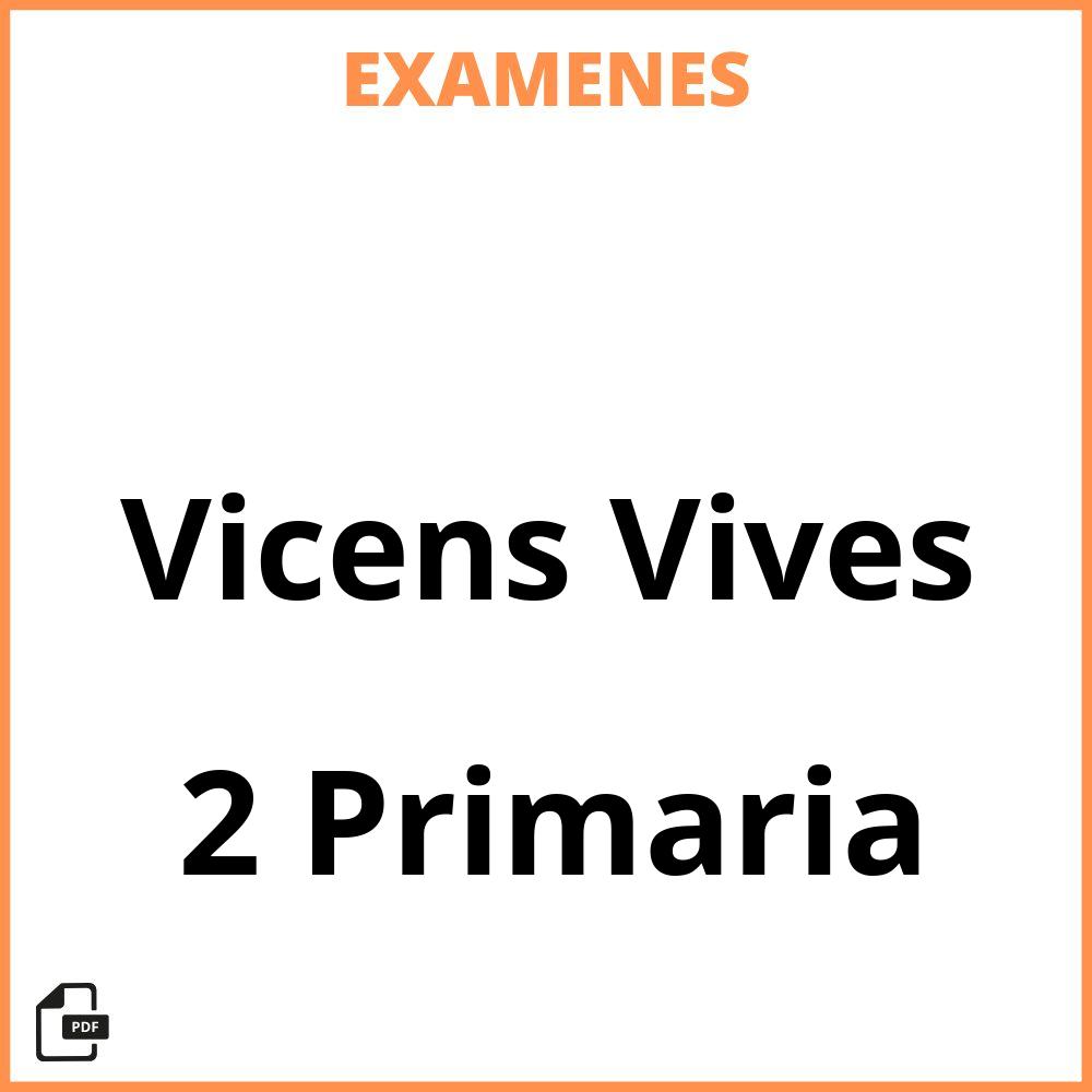 2 Primaria Vicens Vives