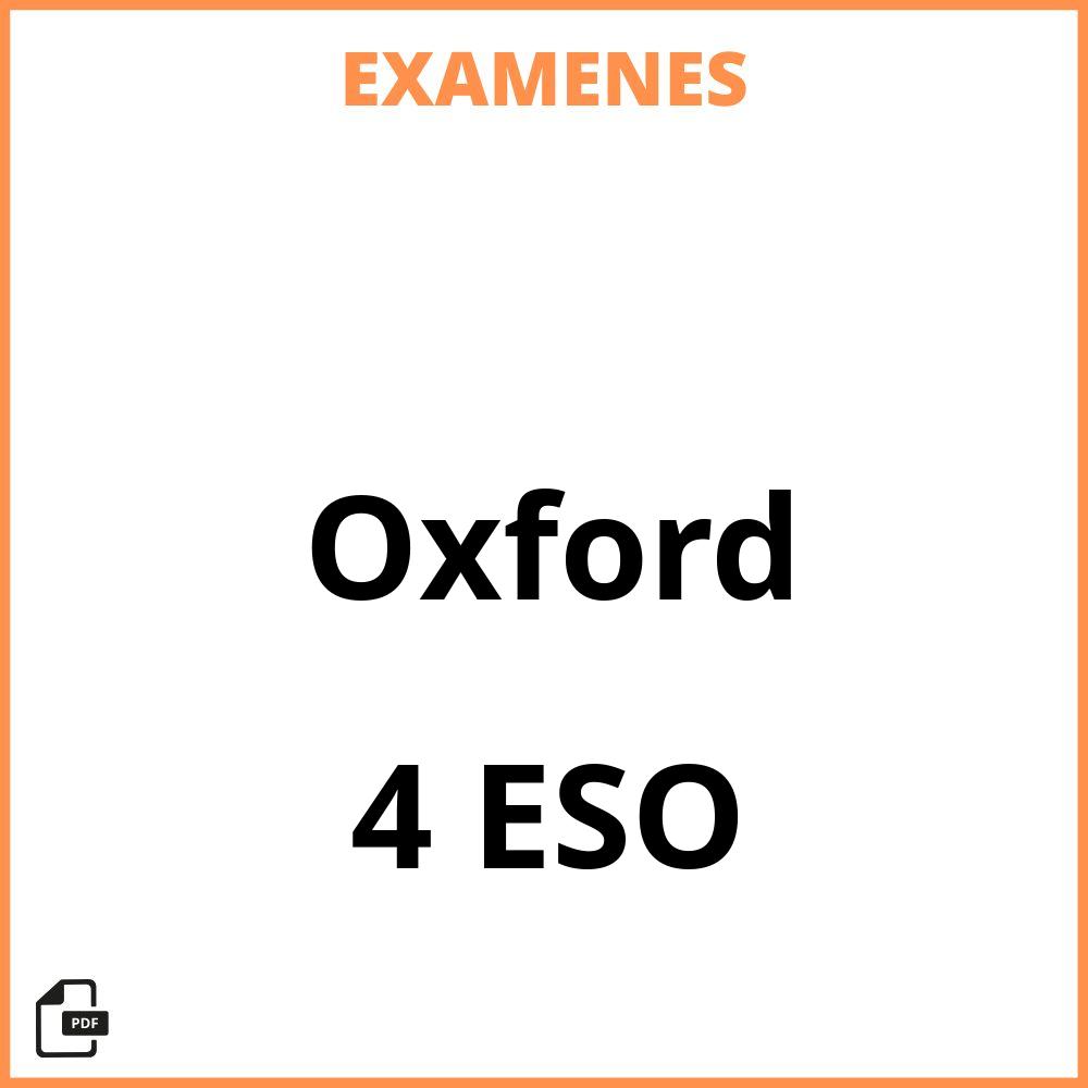 4 ESO Oxford