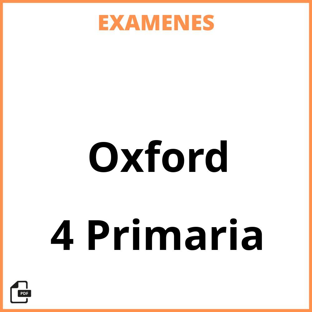 4 Primaria Oxford