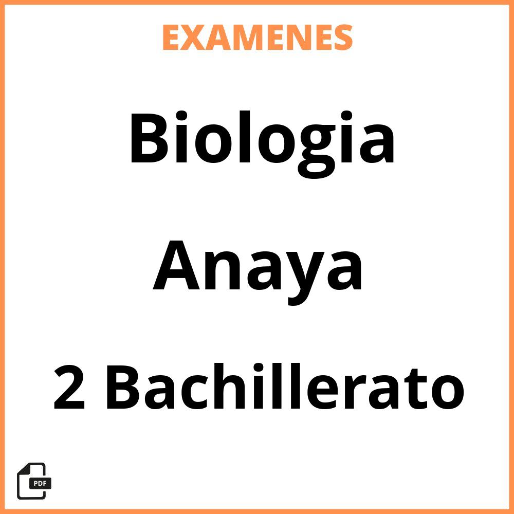 Biologia 2 Bachillerato Anaya