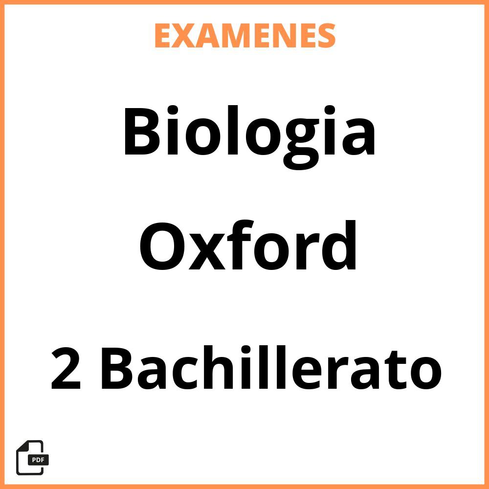 Biologia 2 Bachillerato Oxford