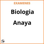 Examenes PDF Biologia Anaya Resueltos