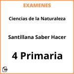 Examenes Ciencias de la Naturaleza 4 Primaria Santillana Saber Hacer Resueltos PDF