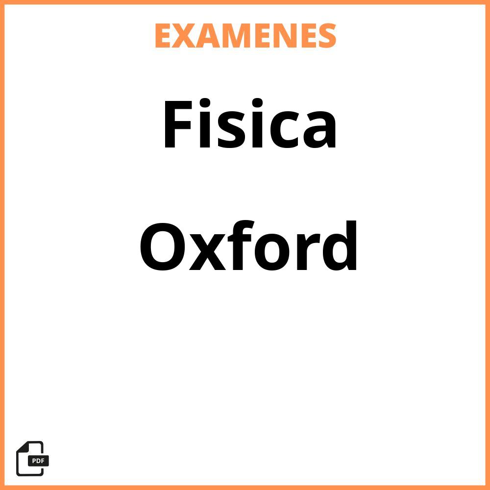 Fisica Oxford