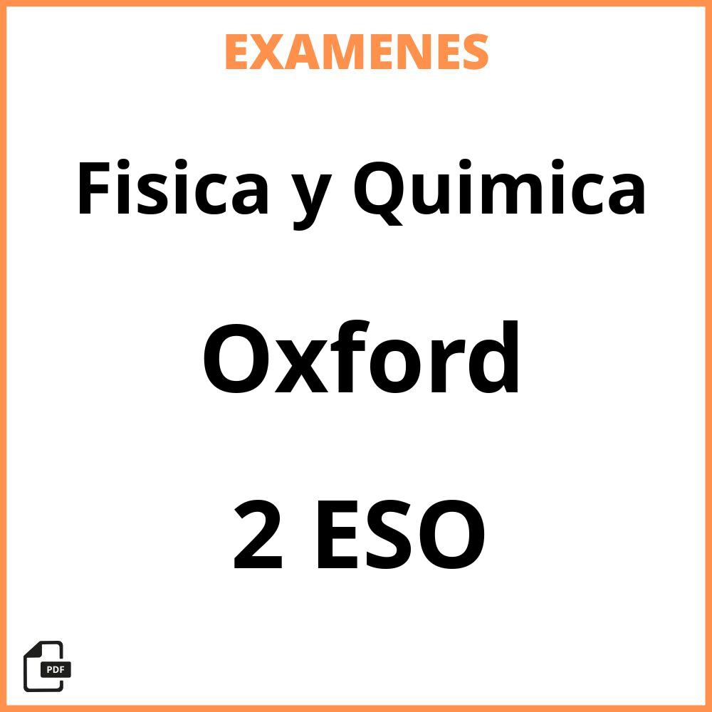 Fisica y Quimica 2 ESO Oxford