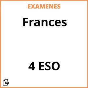 Examenes Frances 4 ESO PDF Resueltos