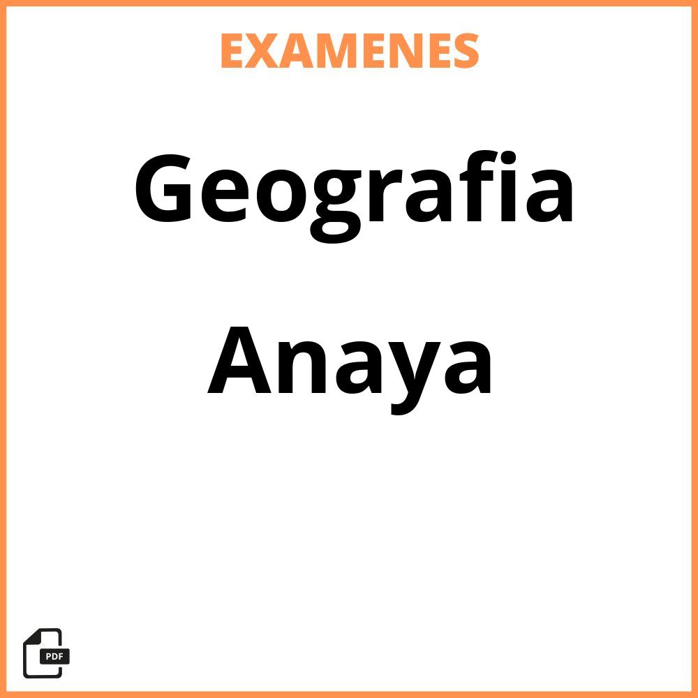 Geografia Anaya