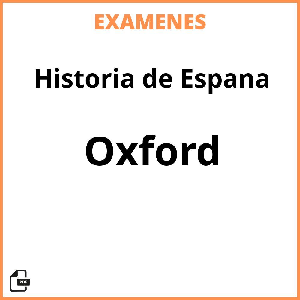 Historia de Espana Oxford