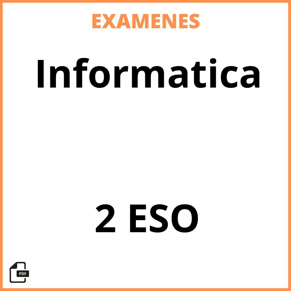 Informatica 2 ESO