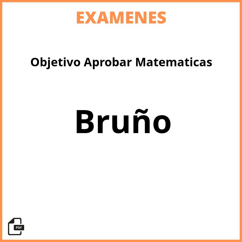 Objetivo Aprobar Matematicas Bruño