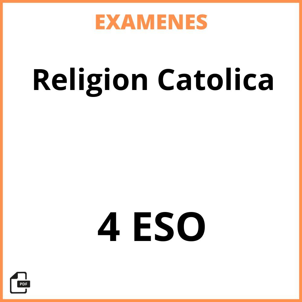 Religion Catolica 4 ESO